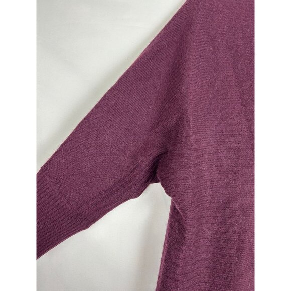 Halogen Cashmere Burgundy Cowl Neck Dress Tunic Medium Womens 100% Cashmere - Picture 10 of 10